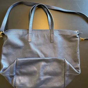 Cuyana Large leather zipper tote